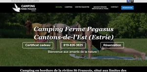 Camping Ferme Pegasus - Cantons-de-l'Est (Estrie)