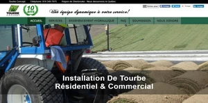 Tourbe Concept - Installation de tourbe, hydro-ensemencement, Revitalisation de pelouse, excavation - Sherbrooke